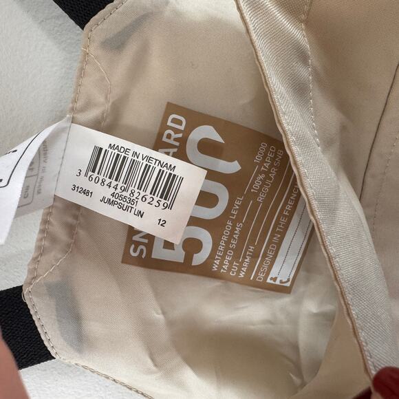 DECATHLON Dreamscape SNB BIB 500 Beige Girls Jumpsuit Salopettes Size 12 NEW - Picture 5 of 11